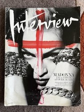 Madonna Interview Magazine 2010 Front Cover Big Photo Shoot Spread Free Post UK 