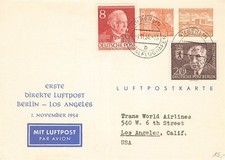 140682) Berlin Luftpostkarte