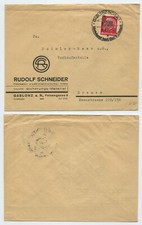 99681 - Beleg Rudolf Schneider - Sonderstempel Gablonz 21.4.1941 nach Bremen