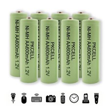 8 x AA Mignon Solar Akku Ni-MH 1,2V 600mAh HR6 für Solarleuchten Modelbau Geräte
