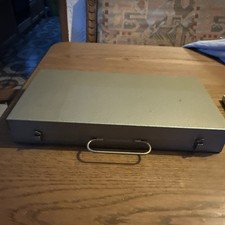 Dia-Aufbewahrungskasten aus Metall - Werkzeugkoffer Scharniere Stabil