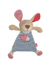 WIE NEU * SIGIKID HASE HASI HÄSCHEN Hund 40503 Organic Schmusetuch Schnuffeltuch
