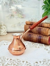 Vintage Kupfer Kaffeekanne / Cezve von Tima – Kupferkanne mit Holzgriff, 350 ml