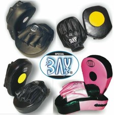 BAY® LEDER Pratzen Schlagpolster Kampfsport Pratze Handpratzen Kickboxen Boxen