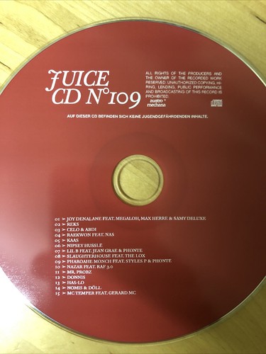 Juice 109 - juice, cd
