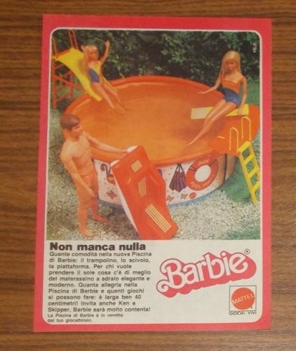 Seltene werbung vintage barbie - seltene,