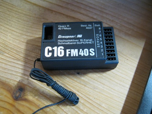 Empfänger graupner 40 - empfänger, 16