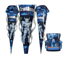 Roboter Transformer Schultüte 70 cm – Stoffschultüte mit Namen -  Galaxy Ranzen