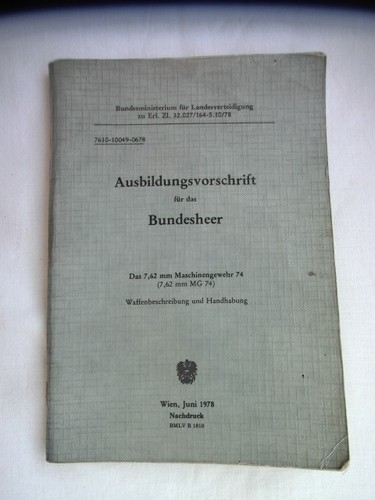 Bundesheer vorschrift - -,