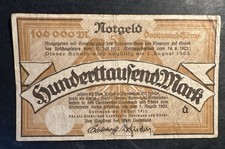 Notgeld dortmund 100000 mark - dortmund,