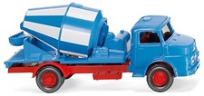 Wiking 053202 Betonmischer (MB Kurzhauber) - blau/weiß 1:87 NEU OVP--