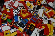 Lego® Fenster und Türen für City Haus gemischt 25 Stück Sammlung Konvolut 