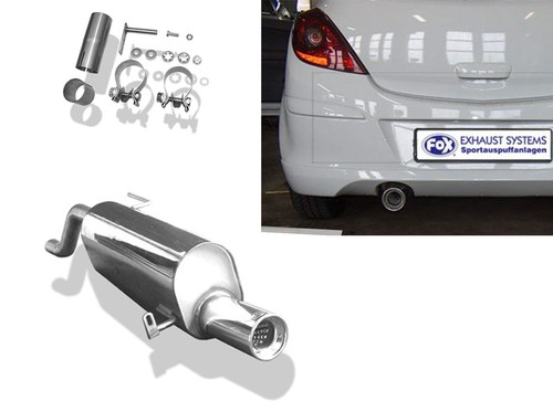 Fox sportauspuff opel corsa - fox, d