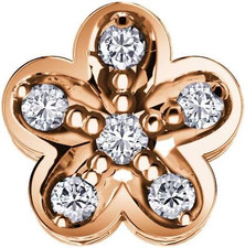 Element Blume Damen Gold