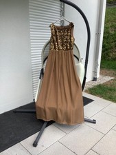 seidenkleid braun Hallhuber