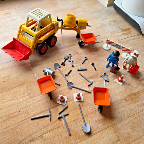 Playmobil baustellen konvolut - playmobil, baustellen-konvolut