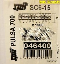 SPIT 1500 Nägel SC6-15 für PULSA 700 + 800 P+E, 40 P / E Akku Gasnagler, 15mm