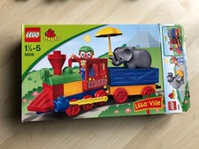 Lego duplo 5606 Schiebezug Zirkus mit Clown und kleinem Elefant (gebraucht +OVP)