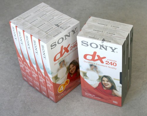 Sony 240 vhs - 8x, dx