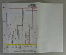 Elektrischer Schaltplan / Stromlaufplan VW-Karmann-Ghia Typ 14 Modelljahr 1973