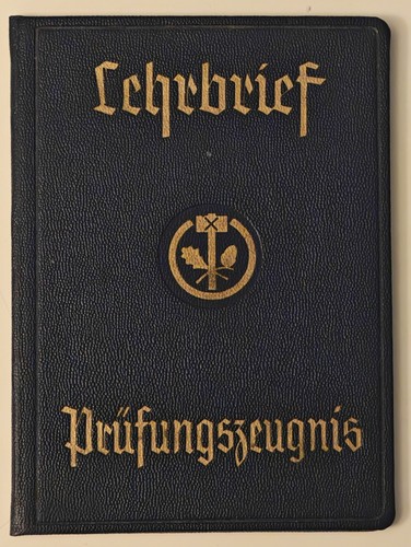 Lehrbrief herrenschneider - lehrbrief,