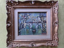 Yitzhak Alexander Frenkel Frenel (1899 Odessa-1981 Tel Aviv) Ölgemälde Paris