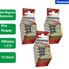72 x Panasonic Alkaline Pro
