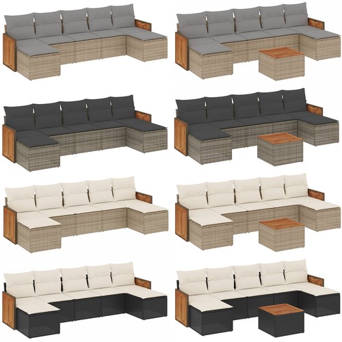Polyrattan lounge set - polyrattan,