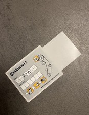 10x Zahnriemenwechsel Aufkleber - ORIGINAL Continental Serviceaufkleber