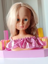 Schminkkopf Frisierkopf 27 cm Model Zubehör Schminkpuppe Kosmetik Set gebraucht