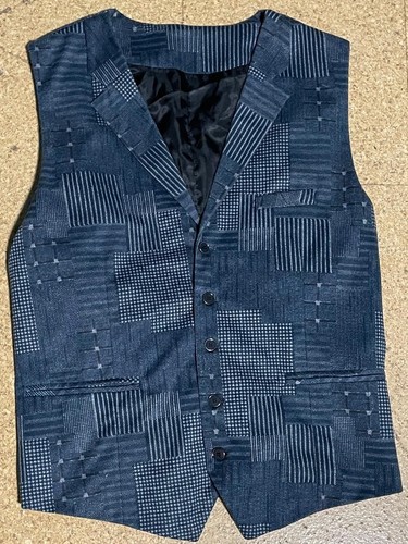 Kleidung anzugweste blau - (anzugweste,,