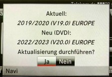 Mercedes Navi Update COMAND NTG4.5 V20 2022/23 EUROPA + Freischaltcode