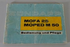 Betriebsanleitung Zündapp Bergsteiger Moped M 50 / Mofa 25 Motortyp 247