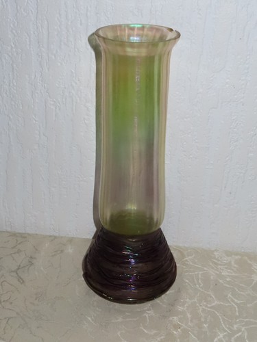 Antike jugendstil glasvase - jugendstil,
