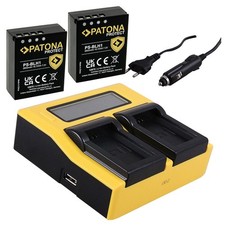 LCD Dual-Ladegerät + 2 x Akku