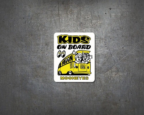 Moon kids board aufkleber - moon, on