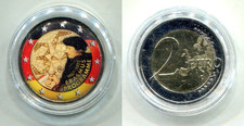 2 Euro BRD 2022 A "Erasmus Programme" coloriert  in Kapsel