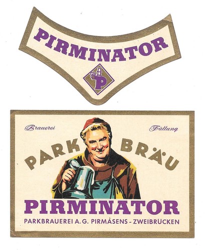 Bieretikett parkbrauerei - parkbrauerei, ag