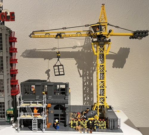 Lego city modular building - city, moc