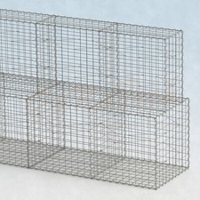 5m Gabionenmauer 2m hoch