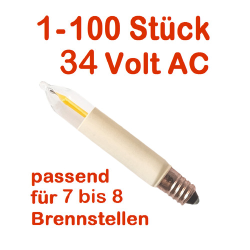 Led filament kleinschaftkerze - led,