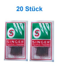 20x Nähmaschinen Nadeln Uni 2020 Stärke 90/14 Leinen Tischwäsche Singer Pfaff 