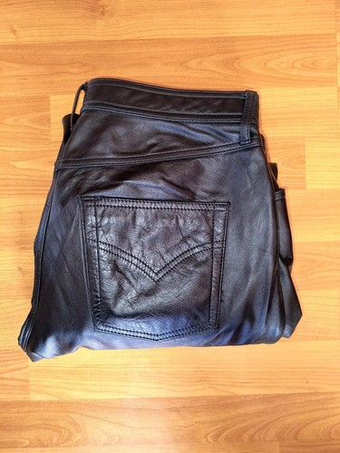 Lederjeans herren raberg - lederjeans,
