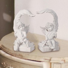 2x Engel Statue Figuren
