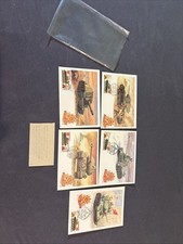 Serie 5 Postkarten Waffen Unseres Sieges 1984 Schwere Panzer