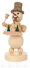Schneemann mit Bauchladen