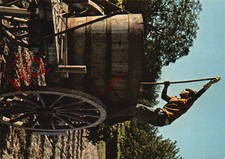 Ansichtskarte -: Cognac Hennessy, Erntebehälter zum Tragen von Trauben