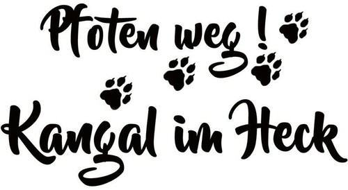 Kangal autoaufkleber aufkleber - autoaufkleber,