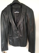  ORWELL echt Leder Jacke Blazer schwarz neuwertig Größe 38