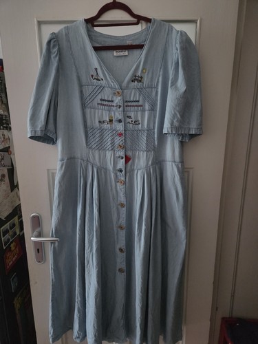 Meico jeanskleid landhausstil - meico,
